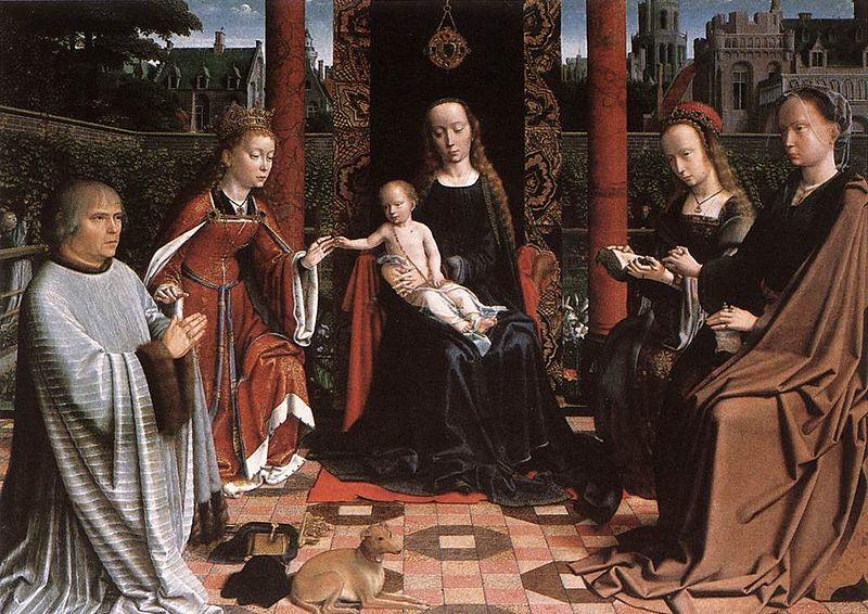 Gerard David The Mystic Marriage of St Catherine oil painting picture